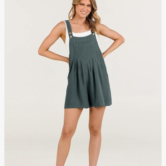 NWT Bib Overall Romper - Size Large - Picture 4 of 9